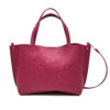 Tote bag Plus in pelle saffiano + pochette abbinata - Image 3