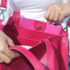 Tote bag Plus in pelle saffiano + pochette abbinata - Vari colori - Image 9
